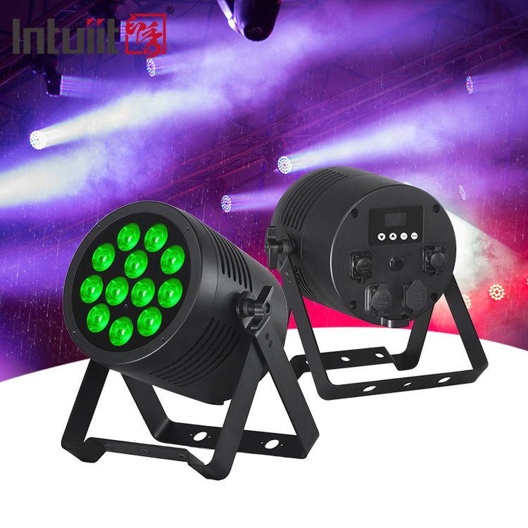 Światło wodoszczelne LED 12x20W RGBWAUV 6in1 IP65 Par Światło sceniczne LED zewnętrzne Światło wodoszczelne LED