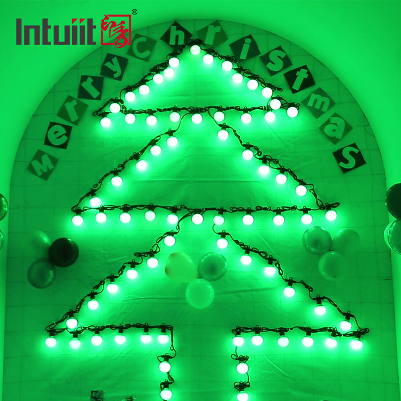 Świąteczne oświetlenie LED żarówka pixel LED światło wodoodporne Dmx Rgbw wielobarwne struny Świąteczne żarówka LED żarówka struny światło