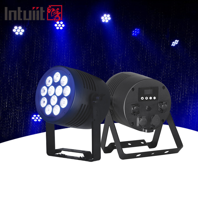 12*20w RGBWA+UV LED Outdoor Waterproof Uplights Wireless Dmx Battery Par Light dla dekoracji domu Efekty sceniczne Klub wydarzeń
