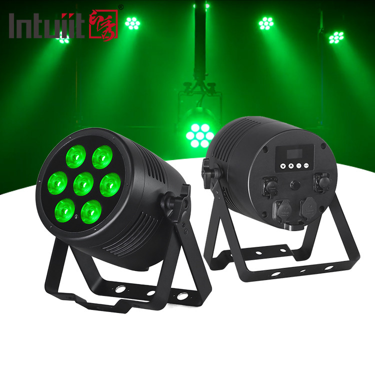 Światło sceniczne LED Par RGBWA UV 6IN1 7x20w IP65 wodoodporne Dmx Led Par
