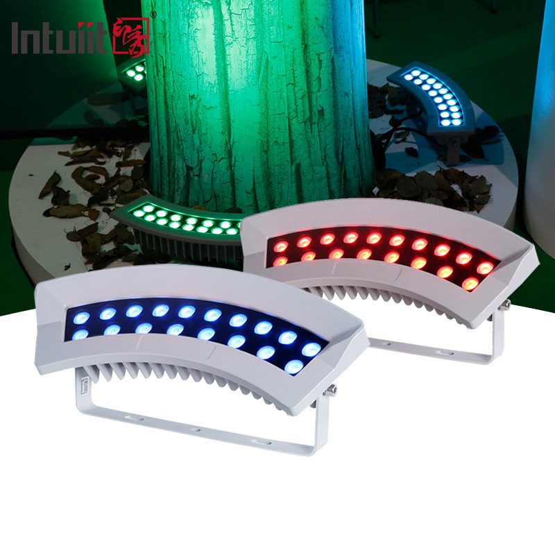 Nowy DMX LED Światło drzewa Aluminium 36W IP65 Zewnętrzny ogród krajobrazowy drzewo reflektory