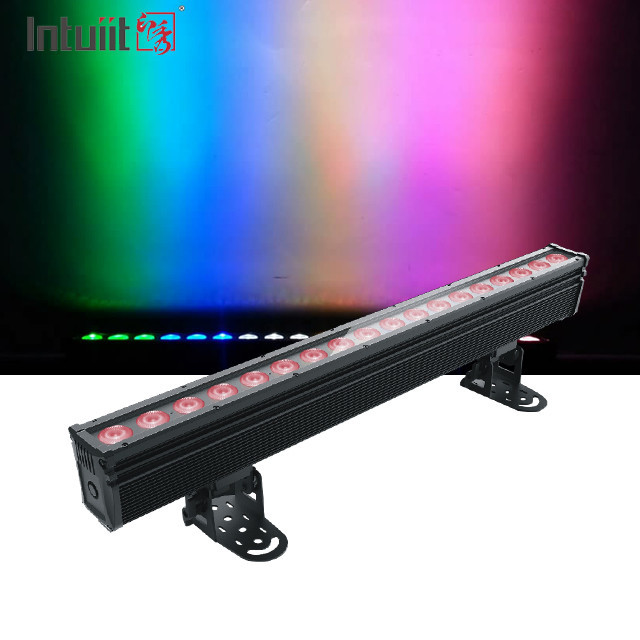 18×10W RGBW 4in1 wodoodporny zewnętrzny LED Światło ścienne DMX Scene Zewnętrzny Pixel LED Bar Oświetlenie IP65 Projekcja światła