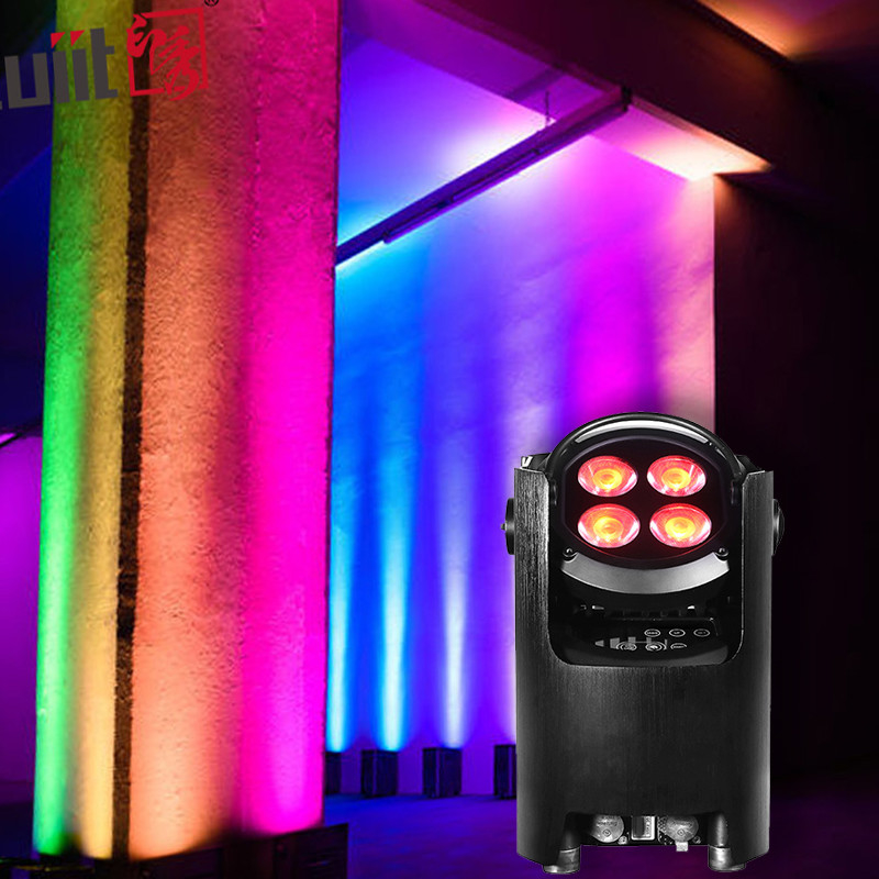 4x12W 4 w 1 RGBW Led Uplights Scene Par Party Battery Powered Wireless Par Led Wedding Dj Uplights