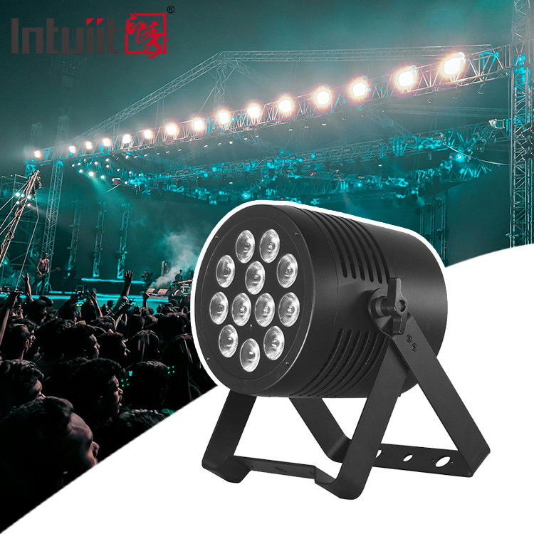 Zewnętrzne oświetlenie sceniczne LED DMX 12 sztuk*20W 6 w 1 RGBWA UV wodoodporne Par Light dla oświetlenia ślubnego / sceny / dyskoteki / koncertu