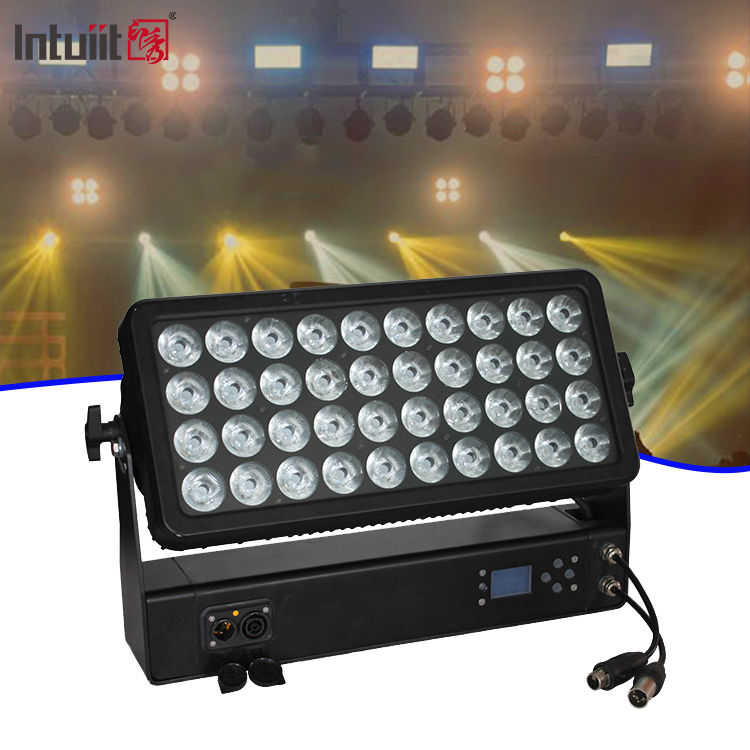 Wodoodporny, pełnokolorowy naświetlacz ścienny 400W RGBW 4w1 LED City Color do koncertów DJ-skich, imprez, pokazów scenicznych i oświetlenia krajobrazu