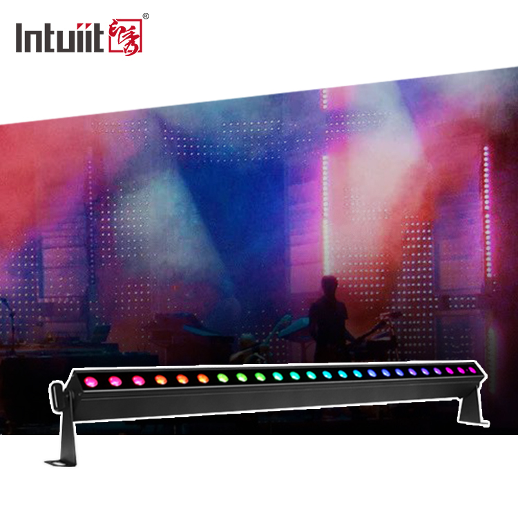 24*2W Disco DJ Bateria Sprzątacz ścian DMX Dźwięk aktywny Led Stage Light Bar
