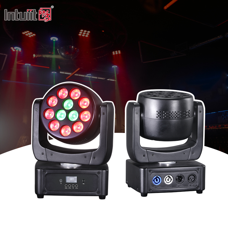 Sprzęt oświetleniowy na scenie wydarzenia pokazu DMX Beam RGBW 12x8w Led Wash Moving Head Light