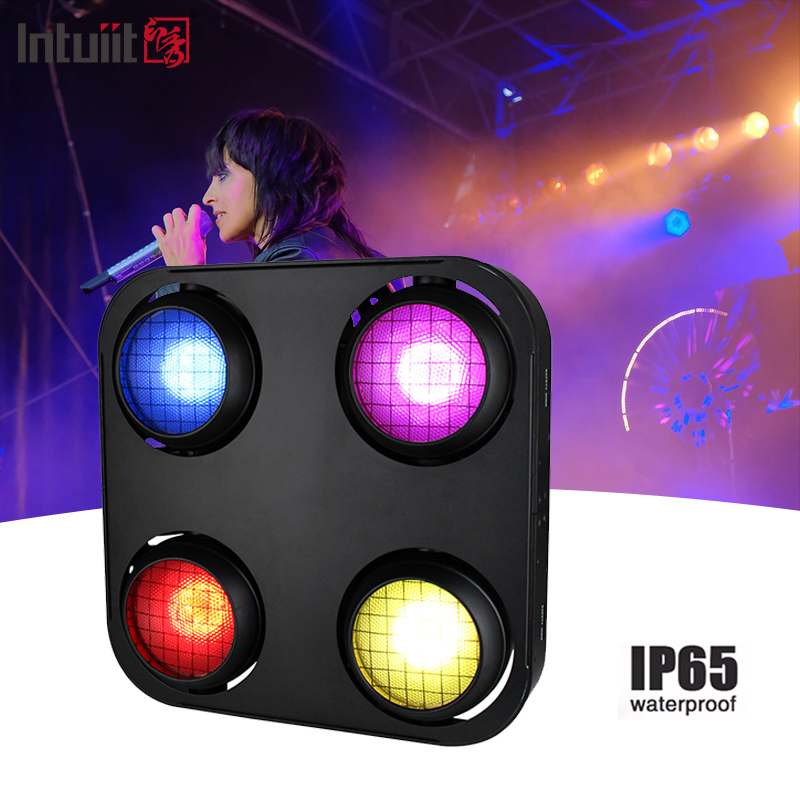 4x90W 4 Eye LED Blinder Blinder Light Bursztyn ciepły biały 2in1 IP65 Wodoodporny światło LED Light