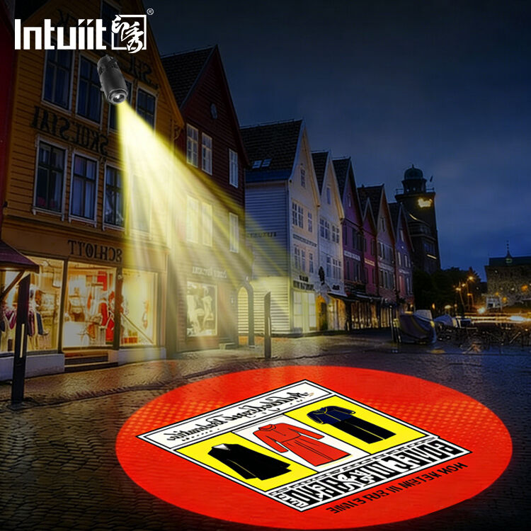 LED 60W Płytek zewnętrznych wodoodpornych Ip65 Halloween Świąteczny Led Ślub Rotating Gobo Projektor Logo na zamówienie Znaki Reklamowe światło