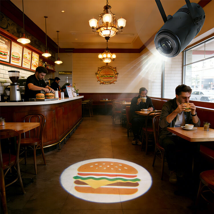 Projektor Gobo Logo LED 40W Światło Reklamowe