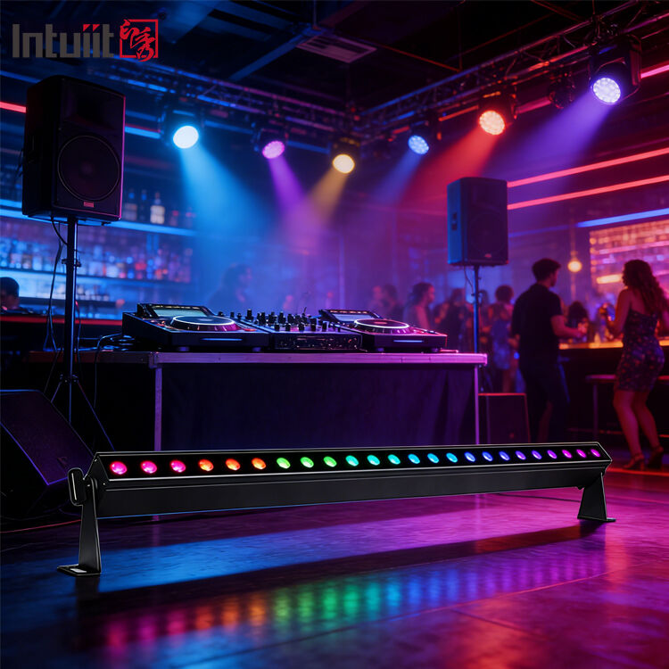 IP20 RGBW 24*2W 1M LED Wall Washer DMX Colorful Lighting Bar for Wedding Party