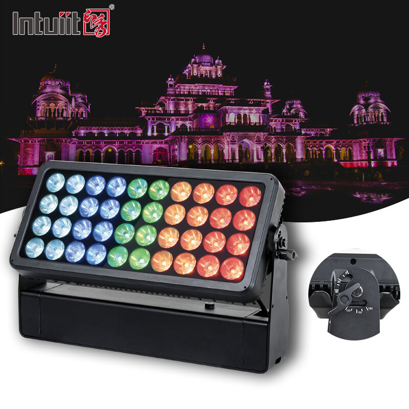 LED 40X10W RGBW 4 w 1 Wodaodporna ścianka zmywarka ściana krajobraz LED lampa Led ścianka zmywarka reflektor reflektor