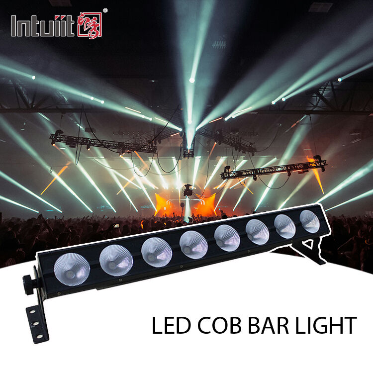 8*15W RGB LED Światła Sceniczne Bar DJ Stroboskopowe Światła Imprezowe Bar 3 w 1 Wall Washer Światło Wewnętrzne z Kontrolą DMX AutoPlay na Kościół Boże Narodzenie Wesele Taniec
