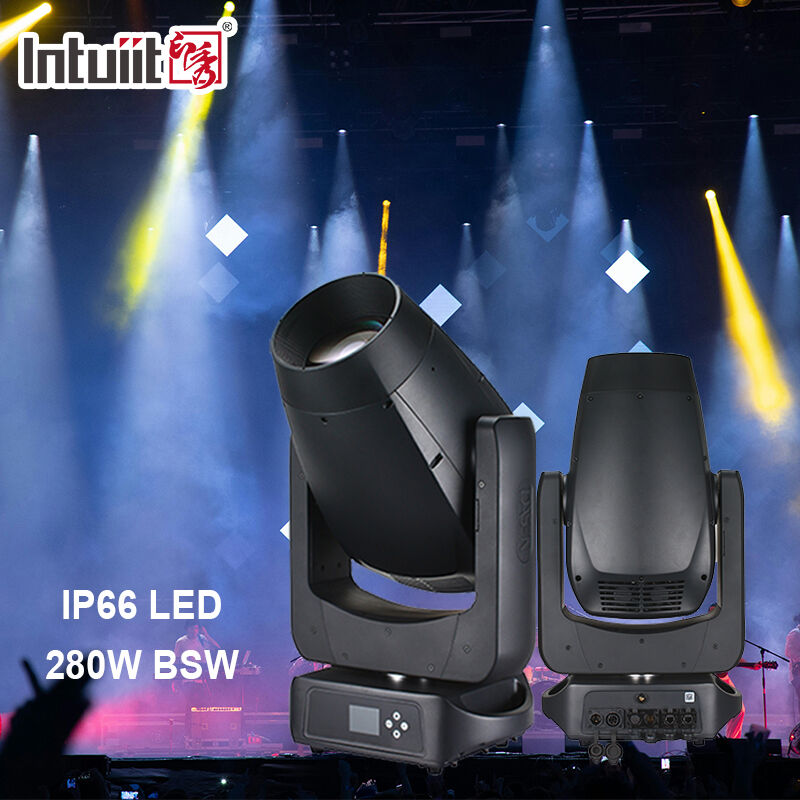 Zewnętrzny 280W LED Beam Spot Wash Ruchomy Głowa Światło CMY Liniowe Mieszanie Efekt Sceny Oświetlenie dla parku rozrywki Wydarzenie Ślub Show