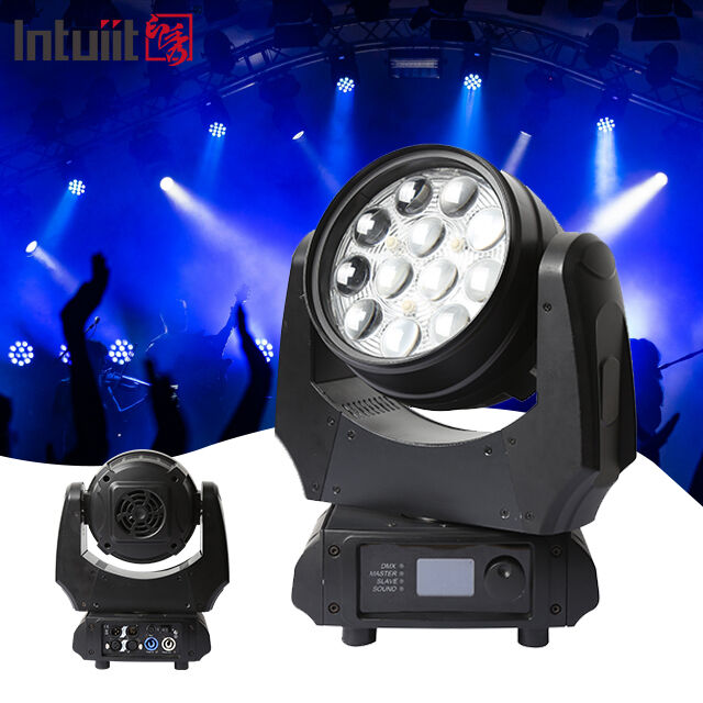 Gorąca sprzedaż LED lampa do mycia głowy z ruchomą głowicą 12x10W RGBW 4w1 DMX512 profesjonalna lampa barwiąca sceniczna na wesele KTV