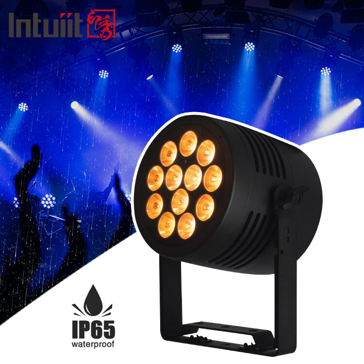 12*20W RGBWA+UV 6in1 LED Par Light IP65 Outdoor Waterproof DMX512 Oświetlenie sceniczne dla wesela DJ Party