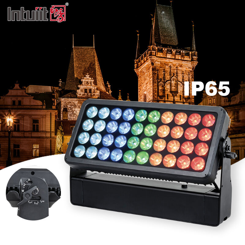 Profesjonalny zewnętrzny reflektor IP65 400W LED wodoodporny RGBW 4in1 Architektoniczne oświetlenie do mycia fasady budynku
