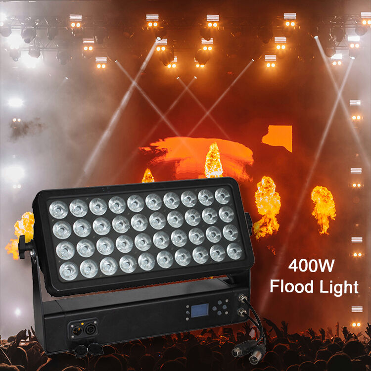 Profesjonalny zewnętrzny IP65 wodoodporny 40x10W 4-w-1 RGBW LED Flood Light Wall Washer dla oświetlenia architektonicznego miasta krajobrazu
