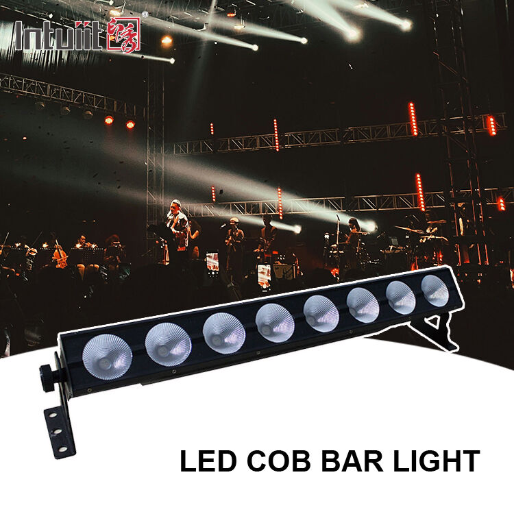 8x15W RGB 3-w-1 DMX512 LED Liniowy Umywalki ściennej Bary Bar Światło wnętrza oświetlenie do umywania dla wydarzenia w studio kościelnym