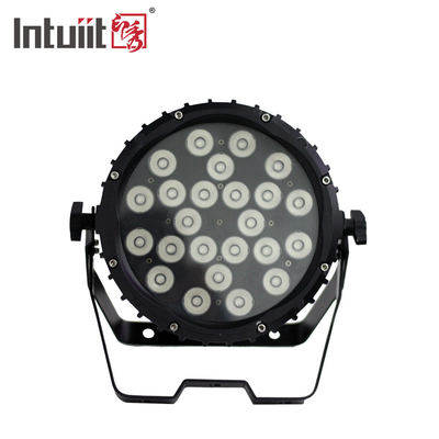 IP65 Wodoodporny płaski reflektor LED 24 * 3 W Rgbw Stage LED DMX Par Light