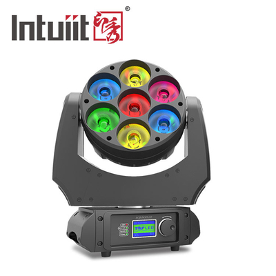 Indywidualne sterowanie DMX Party Stage Light Rgbw 4 w 1 7x10w Wash Led Moving Head