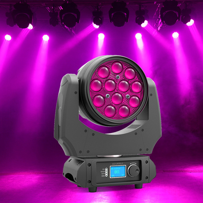 12x10W Zoom Wash Moving Head Stage Light Led Beam Wash Moving Head na imprezę