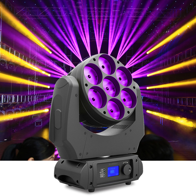 TV Studio 7x40w 4 w 1 Rgbw Beam LED Ruchoma głowica ze światłem scenicznym z efektem wiązki