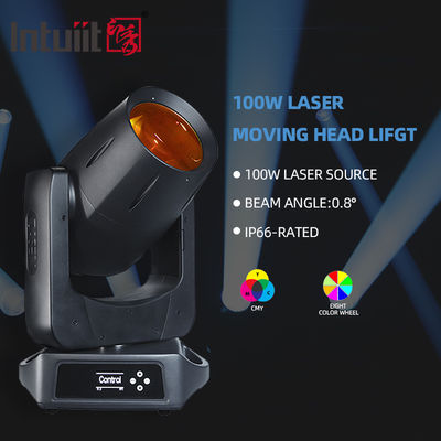 100W Laserowe źródło światła Niestandardowe sceniczne pryzmatyczne wiązki laserowe 100w DMX512 Sterowane światło Ruchoma głowica laserowa IP66