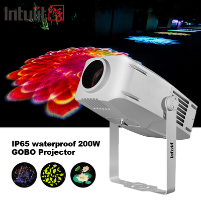 Zewnętrzny IP65 wodoodporny Led 200W Efekt Gobo Kolorowy Logo Projektor Park Led Lights