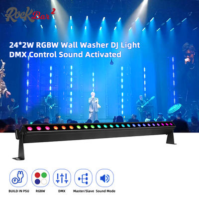 Listwa LED Wallwasher 24*2W RGBW 4w1