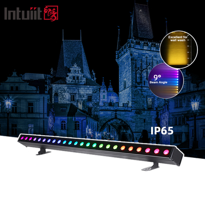 24x2W IP65 Wodoodporna Bateria LED Oświetlenie Ścienne RGBW 4w1 Oświetlenie Ścienne Zewnętrzne