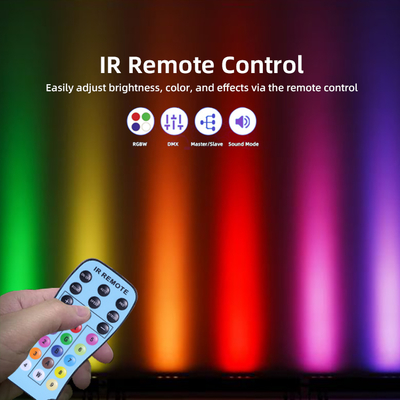 Światło do mycia IP20 DMX512 Zaawansowane rozwiązanie muzyki inteligentnej 24*2W RGBW LED Lights Linear Bar Wall Washer