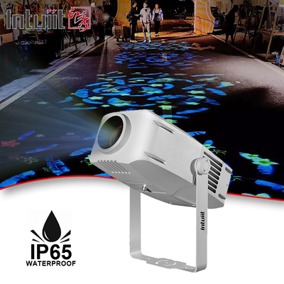 400W RGBW LED Niestandardowy projektor logo Gobo Światło IP65 Wodoodporny Obrotowy Projektor LED Logo do użytku zewnętrznego