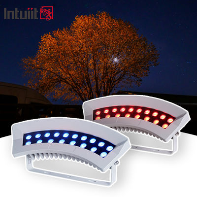 Profesjonalny reflektor LED RGBW do oświetlania drzew i budynków, wodoodporny IP65, DMX512, reflektor LED do oświetlenia fasad zewnętrznych, 36W
