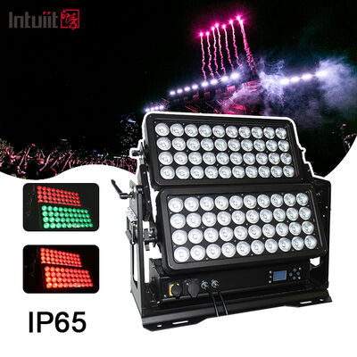 Oświetlenie sceniczne LED 800W zewnętrzne, dwuwarstwowe City Color, oświetlenie ścienne LED Floodlight do baru, DJ, dekoracji budynków, IP65 DMX