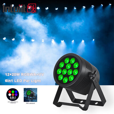 LED 12*20W RGBWA UV LED Par Washer Light DMX512 Kontrolowane światła sceniczne dla wydarzenia T Show Parku rozrywki Koncert