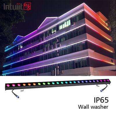RGBW Dmx Led 2x24W Led Wall Washer Light do zastosowań zewnętrznych