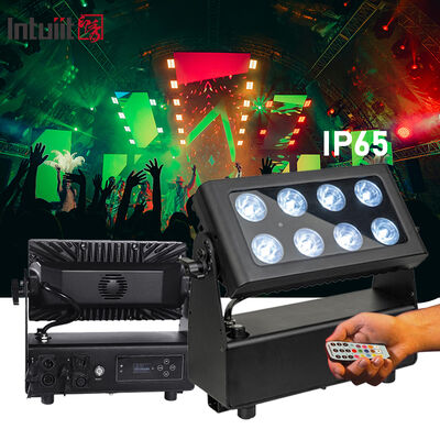 8x15W zasilany bateryjnie reflektor LED na zewnątrz bezprzewodowy RGBW 4w1 akumulator Uplight Par Luces LED para Fiestas DJ