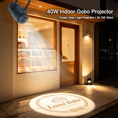 40W LED Gobo Logo Projektor Reklamy komercyjne Projekcja światło