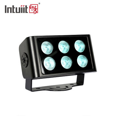 IP65 DMX na zewnątrz 6 * 5W RGBW 40W LED Stage Flood Lights