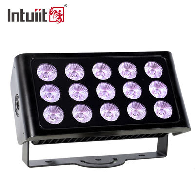 15 * 5W 4-IN-1 rgbw led komercyjne przemysłowe oświetlenie przeciwpowodziowe zewnętrzne oświetlenie sceniczne na stojakach