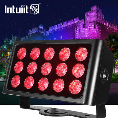 4 kolory Rgbw 4 w 1 Outdoor Led Wash Effect Stage Flood Light 15 sztuk 80 wat Dmx na imprezy na żywo