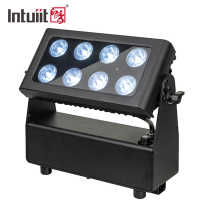 Rgbw 8x15w Dmx Wodoodporny Led Stage Par Light Zasilany z baterii
