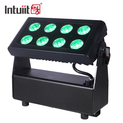 ROSH Zasilane bateryjnie oświetlenie sceniczne LED RGBWA + UV 6 w 1 Reflektory powodziowe LED RGBW DMX512