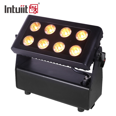 Oświetlenie sceniczne LED zasilane bateryjnie ABS 72W Rgbw + UV 4 w 1 Bezprzewodowe oświetlenie LED Uplight